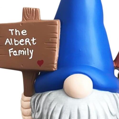 Doll Model Wide Application Dwarf Shape Resin Cute Decorative Dwarf Doll Display for Garden