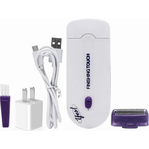 Portable Lady Electric Induction Hair Removal Tirmmer Blue Light Epilator Machine Laser Painless Body Arm Mini Shaver Razors