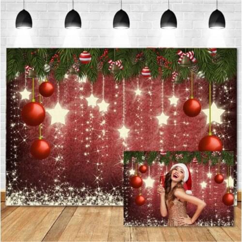 Christmas Photography Backdrops Sparkling Holiday Party Decor Children Baby Family Studio Photo Background PhotocallW4742