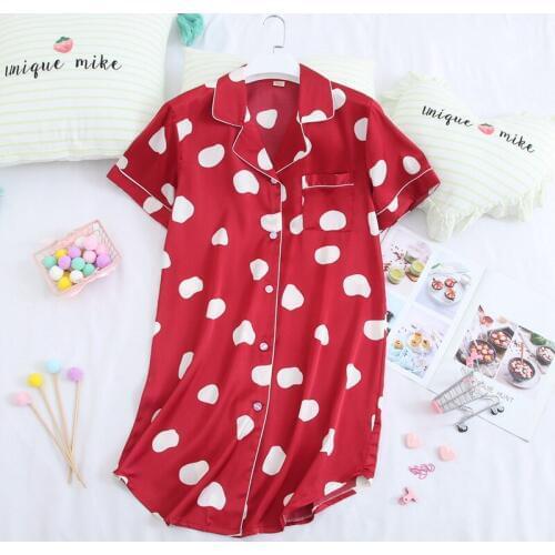 Smmoloa Women Sexy Silk Satin Robe Lingerie Night Wear Bathrobe Spring Summer