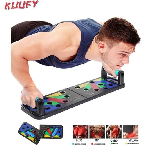 14 IN 1Push Up Rack Board Body Building Training Gym Comprehensive Fitness Exercise Workout Push-up Stands