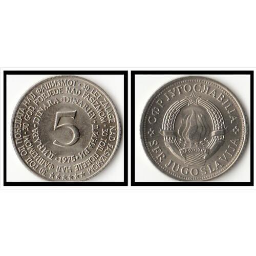 Yugoslavia 5 Dinar Coin Europe New Original Coins Unc Commemorative Edition 100% Real Rare Eu Random Year