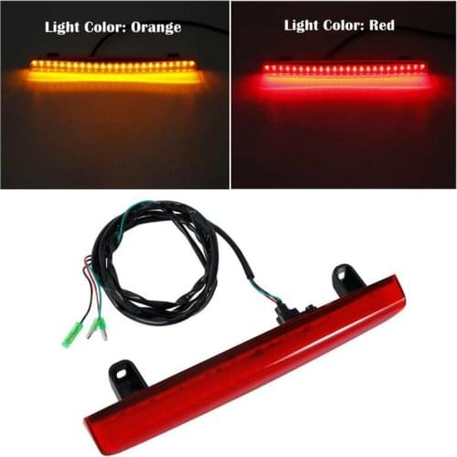 Motorcycle Rear Trunk Spoiler LED Red / Orange Brake Light For Honda Goldwing GL1800 01-17