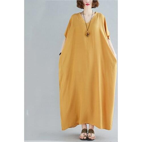 Cotton linen plus size vintage women casual loose maxi long summer dress elegant clothes 2021 ladies dresses sundress streetwear