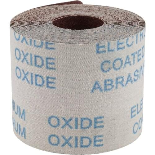10mx100mm 120 Grit Emery Cloth Waterproof Sanding Paper Roll Metalworking