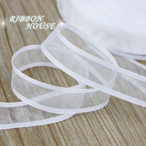 50 yards/roll) 20mm Organza ribbon Broadside wholesale gift wrapping decoration ribbons