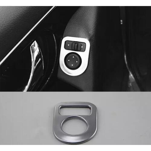 ACCESSORIES FOR NISSAN QASHQAI 2014 2015 2016 SIDE MIRROR CONTROL BUTTON CHROME COVER TRIM SWITCH PANEL BEZEL ARMRESRT HANDLE
