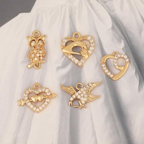 HAOSAW 6Pcs Jewelry Accessories/Charms/Multi Designs/Hand Made/Choose/Pendants/DIY Making/Jewelry Findings & Components