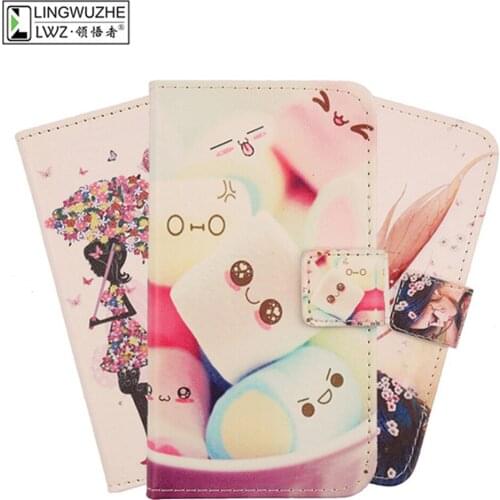 For Blackview BV6300 Pro 5.7" Cartoon Leather Flip Wallet Cover for Blackview BV6300 Pro Phone Case Funda
