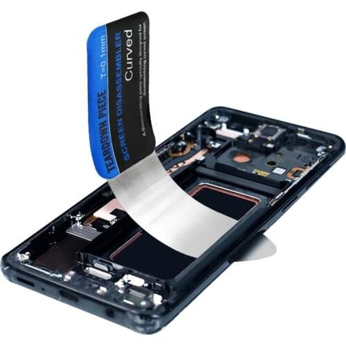 Cellphone Mobile Phone Curved LCD Screen Spudger Opening Pry Card Tools Ultra Thin Flexible Mobile Phone Disassemble Steel Metal