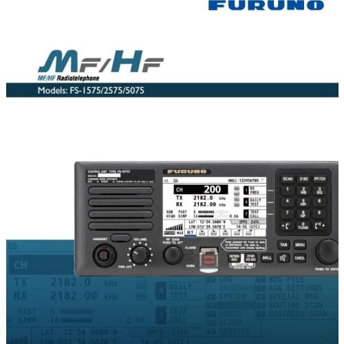 Furuno FS-1575 150W MF HF Radiotelephone maritime ship IMO general distress communications integrated DSC Watch Receiver GMDSS