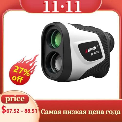 SNDWAY Laser Distance Meter Telescope Laser Rangefinder Mini Golf Monocular Measure Rangefinder for Hunting New 500M/600M/700M