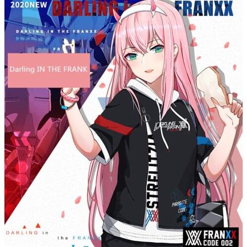 New Arrive Darling In The Franxx Zero Cosplay Costume Two 02 Cosplay Jacket Zipper Hoodie Long Sleeve Hooded Coat Anime Tops