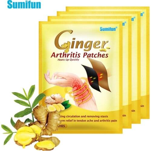 6pcs Sumifun Ginger Tenosynovitis Patch Arthritis Plaster Hand Wrist Thumb Finger Tendon Sheath Pain Therapy Orthopedics Patch