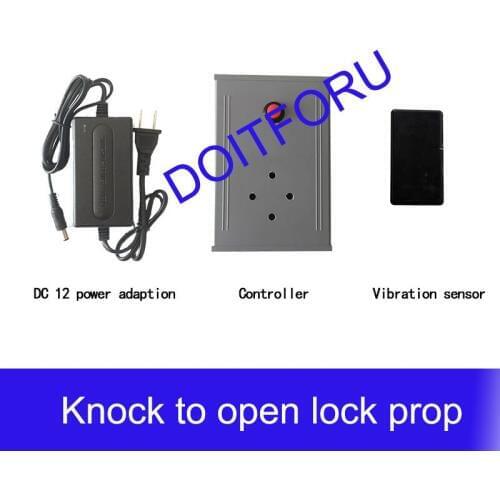 Real life escape room game multi knock prop for escape mysterious room, adventure game props for Takagism game