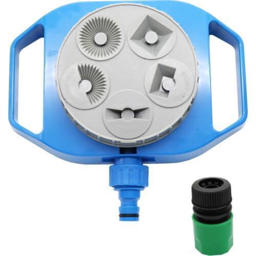 Adjustable 5-Function Garden Watering Sprinklers With Quick Connectors Gardening Supplies Garden Irrigation System Sprayer 1 Pcs