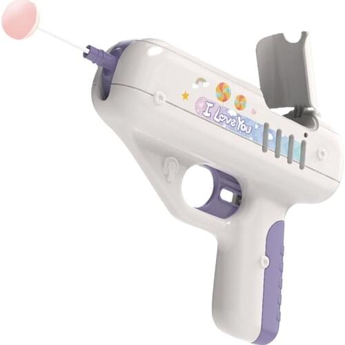 Sweet Candy Lollipop Funny Toy Candy Gun Love Surprise Toys for Boyfriend Girlfriend Sugar Lolly Light Toy ChristmasGift For Kid