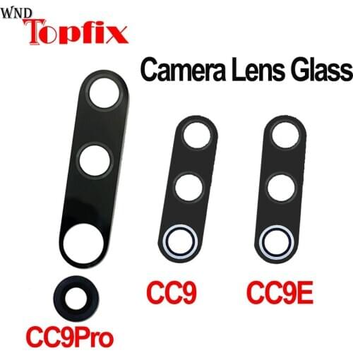 New Back Rear Camera lens glass replacement For Xiaomi Mi CC9 Pro Lens Glass Mi CC9E A3 Back Rear Camera lens Glass Mi 9 Lite