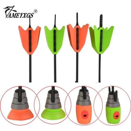 10pcs Archery Children Sucker Arrow Whistle Arrows Kid Archery Toy Safety Shooting Game Sponge Arrowhead