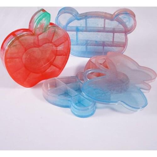 UV Crystal Resin Decorative Craft DIY Bear Butterfly Storage Box Epoxy Mold