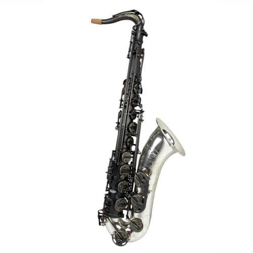 High grade matte black silver bell Tenor Saxophone