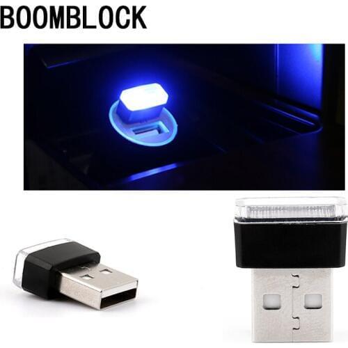 1pcs Car-Styling USB Atmosphere LED Light Car Accessories For BMW E90 F30 Audi A3 A6 C5 C6 Opel Insignia Alfa Romeo Ssangyong