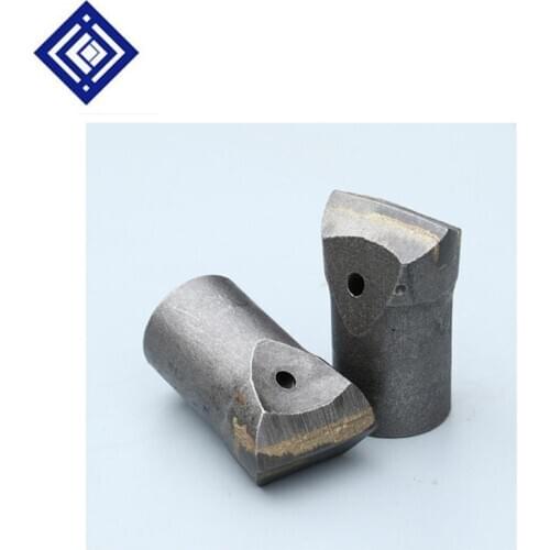 2pcs/lot Flat drill rock drill bit and inside hollow drill bit 28mm 30mm 32mm 34mm 36mm 38mm 40mm