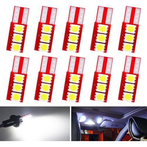 4pcs Auto LED lamp decoder T10 3SMD 5050 Highlight reading lamp show width lamp license plate lamp car LED Canbus 194 168