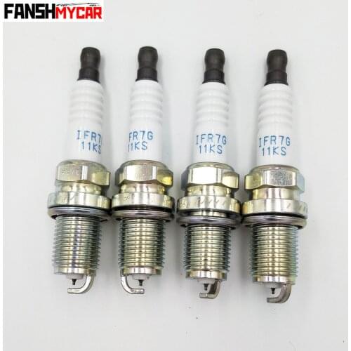 4pcs/lot IFR7G-11KS IFR7G11KS 7746 Spark Plugs For RSX Type-S 02-06 CIVIC Si 06-11 S2000