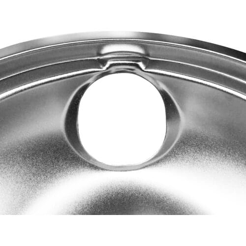8'' Large Drip Pan Replacements for GE-Hotpoint Mfg#WB31M15,WB32X5076,WB31x5011 and WB31T10011 - Silver