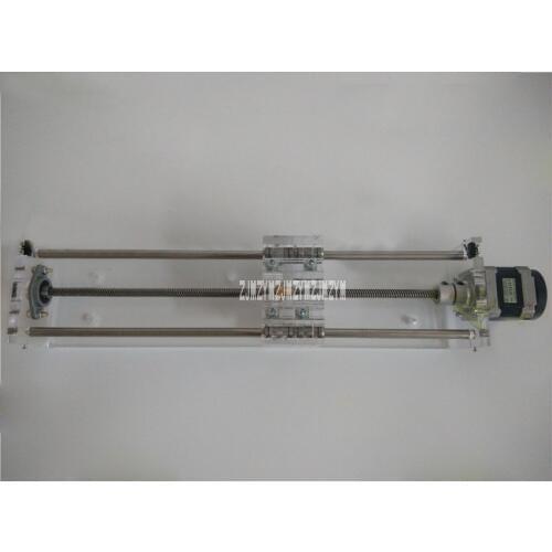 Acrylic (Transparent Type) 42 Stepper Motor Guide Slide T8 Screw Linear Bearing With Limit Effective Stroke 200MM + New Motor