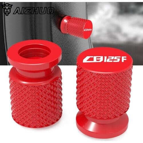 Motorcycle Accessories CB 125F CNC Aluminum Tire Valve Wheel Tyre Air Port Cover Cap FOR HONDA CB125F CB 125 F 2016 With LOGO
