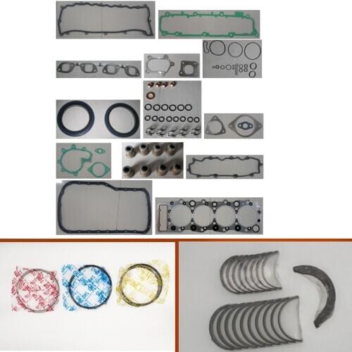 4HG1 4HG1T 4HG1-T Engine Full gasket set kit crankshaft connecting rod bearing piston ring for Isuzu NPR350A 4.57L 2000