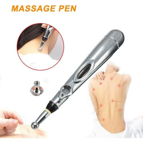 Electric Acupuncture Point Body Head Massage lectronic Meridian Energy Pen