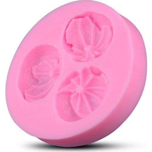 Cute 3 Oranges Molds for Fondant Sugar Jello Jelly Ice Soap Cake Decorating Tools Silicone Press Moulds Kitchen Kawaii C1686