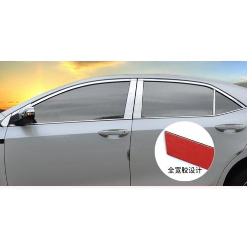 For Corolla 2014-2017 Window trim frame sticker
