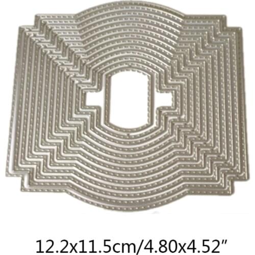 95AA Irregular Frame Metal Cutting Dies Stencil DIY Scrapbooking Album Paper Card