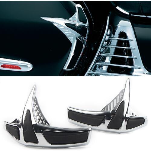 GL1800 Motorcycle Fairing Sddlebag Protector Trim Cover For Honda Gold Wing GL 1800 2001-2011 Chrome Motorcycle Decoration Parts