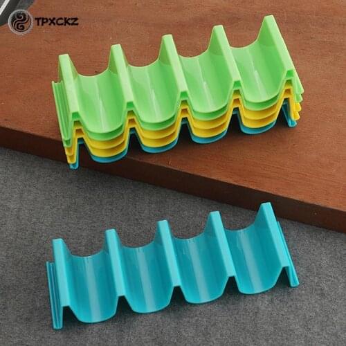 Tortilla Pancake Shelf Holder Wave Shape Tray Holder Stand Each Truck Pallet Mexican Roll Rack Taco Cake Racks For Cafes