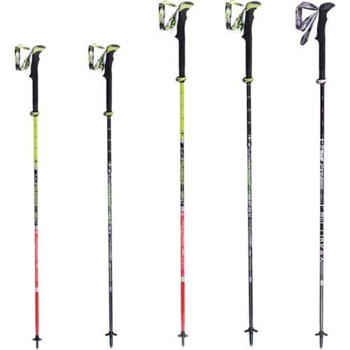 Trekking Pole 100% Carbon Fiber Ultralight Folding Collapsible Trail Running Walking Stick for Outdoor Camping Walking Sticks