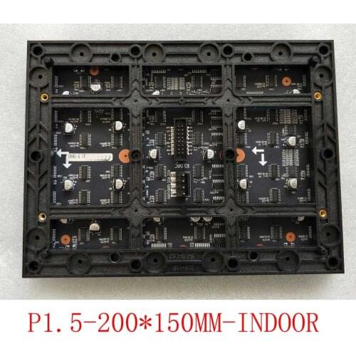 Indoor led display p1.5 200mm *150mm led module hd TV wall advertising screen P1.25 P1.667 P1.875 P1.923