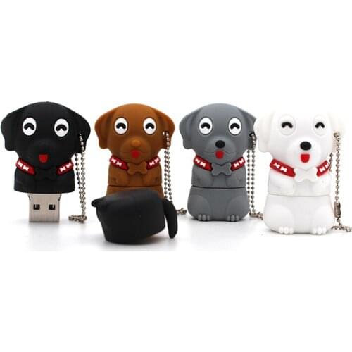 Usb 2.0 Memory Stick 256GB Usb Flash Drive 128GB 32GB 16GB 8GB 4GB Pen Drive 64GB Dog Cute Cartoons Animal Pendrive U Disk