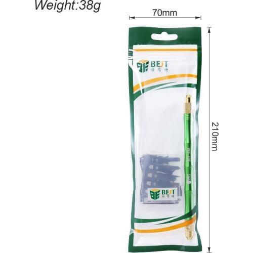 BST-69A Full Metal Craft Cutting Knife 27pcs Blades DIY Precision Carving Knife demolition CPU repair Model Repairing tools