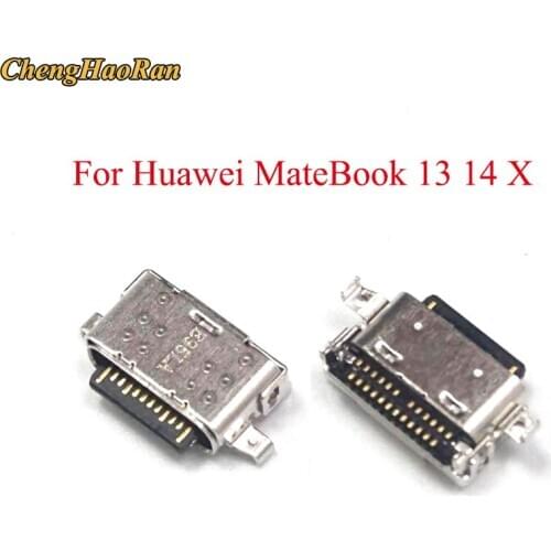 ChengHaoRan 1pcs Type-c usb type c For Huawei Matebook 13 14 x WRT-W19/W29 USB 3.1 charge charging power socket jack connector