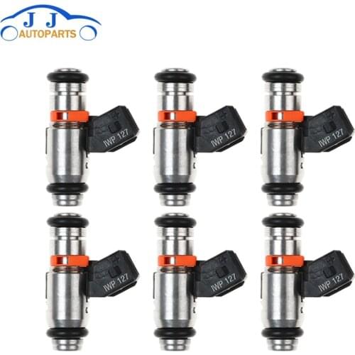 6pcs IWP-127 IWP127 IWP 127 Fuel Injector For Ford Fiesta / Ecosport Flex 1.0 1.6 8V /Ka Replacement Nozzle Injection