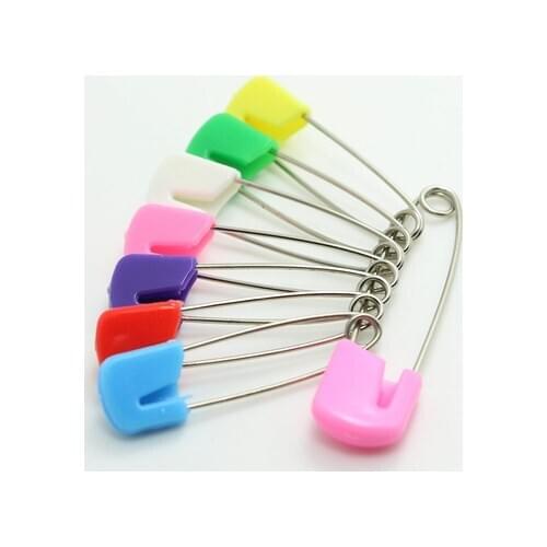 10pcs/set Large Safety pins 53x11mm 40x11mm sewing accessories tools colorful small bread pin sheets quilt pins