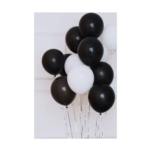 Black Latex Balloons 30pcs 10inch Helium Balloon Inflatable Wedding Decorations Air Balls Happy Birthday Party Balloons Supplies