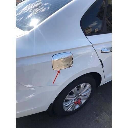 For Volkswagen Bora 2008-2019 High-quality stainless Fuel tank cover decoration Patch Anti-scratch protection Car styling