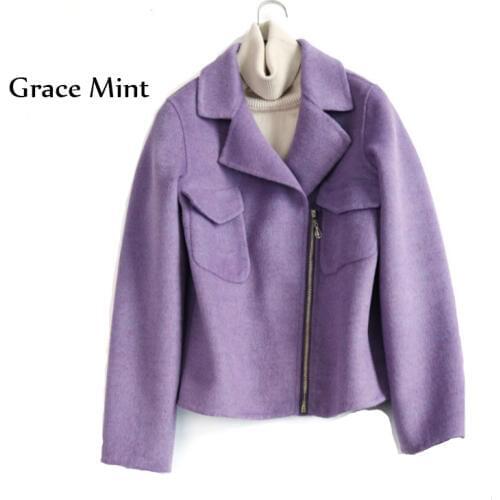 Grace Mint Women's Wool Coats