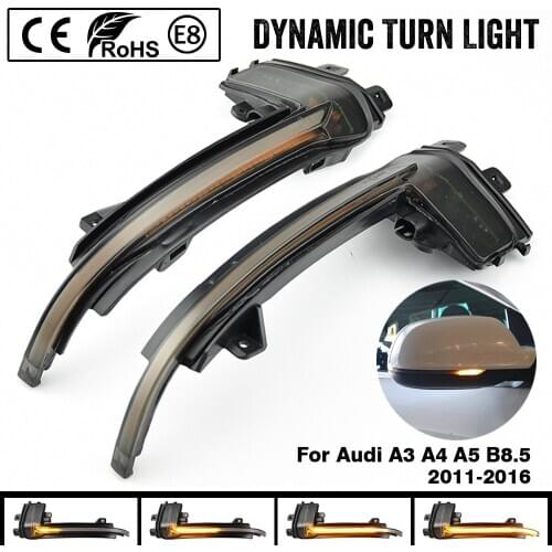 Mirror Indicator Turn Signal Light For Audi A4 A5 B8 B8.5 A3 8P Q3 A6 C6 4F S6 SQ3 A8 D3 8K RS3 RS4 S5 Dynamic Indicator Blinker